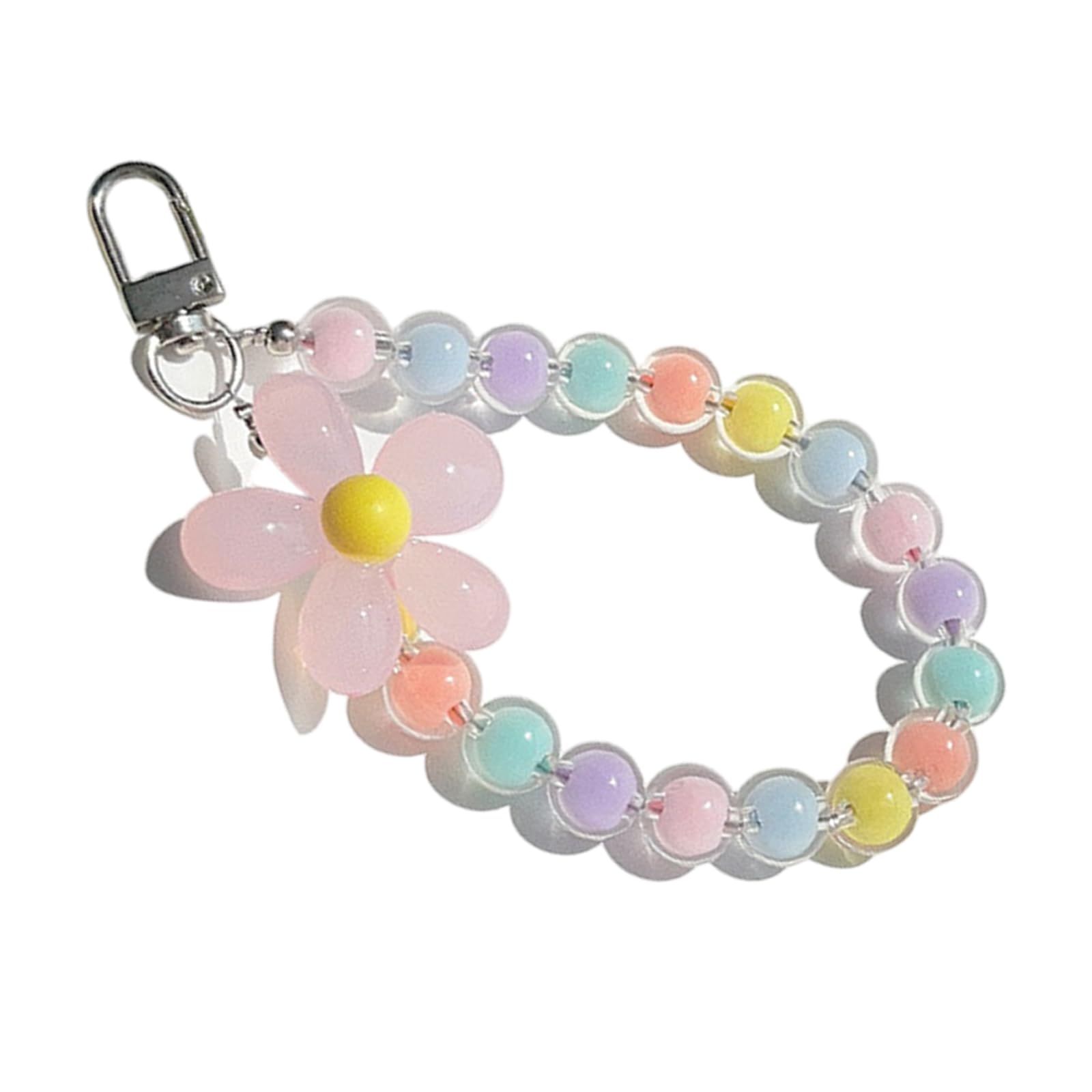 ZIBUYU® Colorful Flower Beaded Phone Lanyard ZIBUYU® Colorful Flower Beaded Phone Lanyard